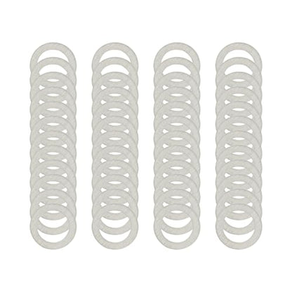M4×6mm 304 Stainless Steel Shim Washers, 48-Piece Ultra-Thin Spacer Set | 0.1/0.2/0.3/0.5mm thickness selection for precise gap control in electronics, robotics, miniature assemblies and DIY repairs - size: M4x6