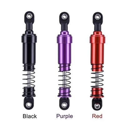 110mm Metal 1/10 RC Crawler Shocks Absorber Springs Pre-Oiled for Gen7 Gen8 SCX10 1/10 TRX4 Upgrades (Purple) - color: Purple