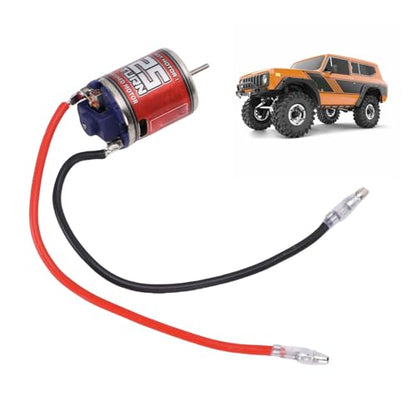 Keenso RC Brushed Motor, 25T High Speed Strong Magnetic Force 2.3mm Shaft Stainless Steel Replacement for Tamiya, Losi,