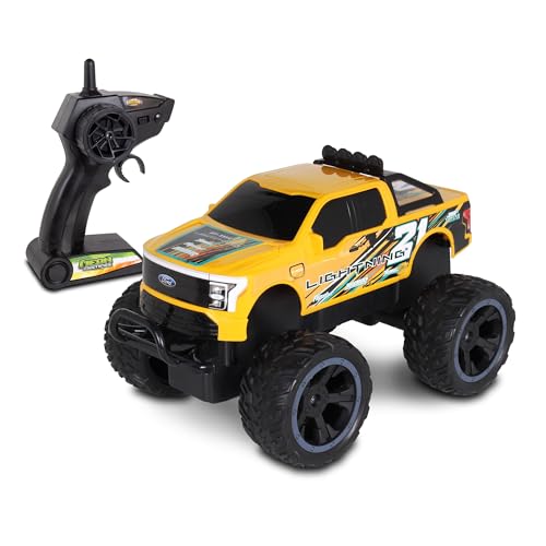 NKOK RC Ford F-150 Lightning Monster Truck; Rear Wheel Drive for Drifting Mastery; Bouncy and Grippy Tires - style: F-150 Lightning