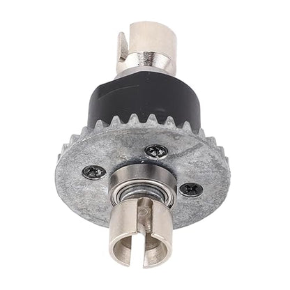 RC Car Differential Gear, RC Parts for 124008 | High Strength Iron Zinc Alloy,Stable Steering Control Differential Diff Gear ,Enhanced Driving Experience