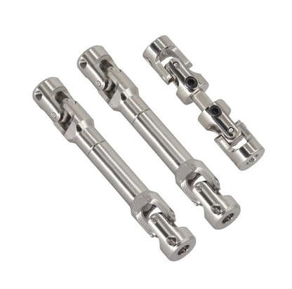 RC Car Parts for MN G500 for MN128 MN86 MN86S MN86K MN86KS 1/12 RC Crawler Car Upgrade Parts Metal Steel Drive Shaft Driveshaft CVD RC Car Accessories(Set) - size: Set