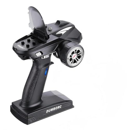Dumbo rc X6 Radio Transmitter with P6FG and P6F 2 Receivers and Batter/y for Rc Cars Boats Tank Crawler Off-Road Vehicle (X6 with 2 Receivers and Batter/y)