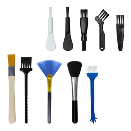 ZIMISI 10PCS Car Detailing Brush Kit, Nylon Anti-Static Car Interior Cleaning Tools, Portable Crevice Cleaning Brush Auto Dusting Tool Multipurpose for Dashboard Air Vent Computer Keyboard
