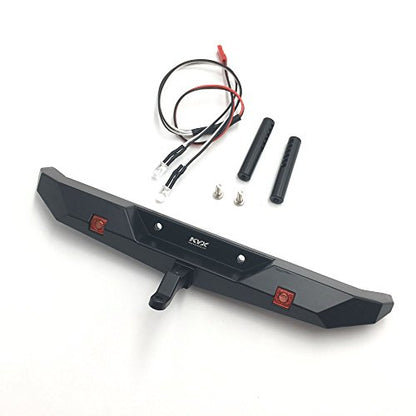 KYX Racing Alloy Rear Bumper w/Spare Tire Rack For 1/10 RC Crawler TRX-4