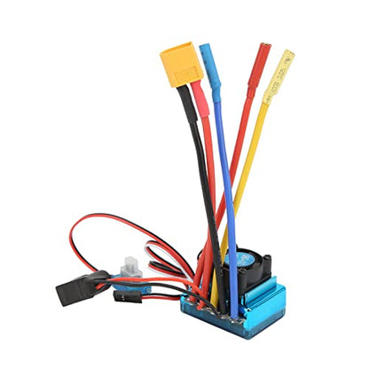 Keenso RC Brushless Motor ESC Combo, Aluminum Alloy HighPerformance 3650 2300KV Brushless Motor 120A ESC for 1/10 1/8 RC Cars