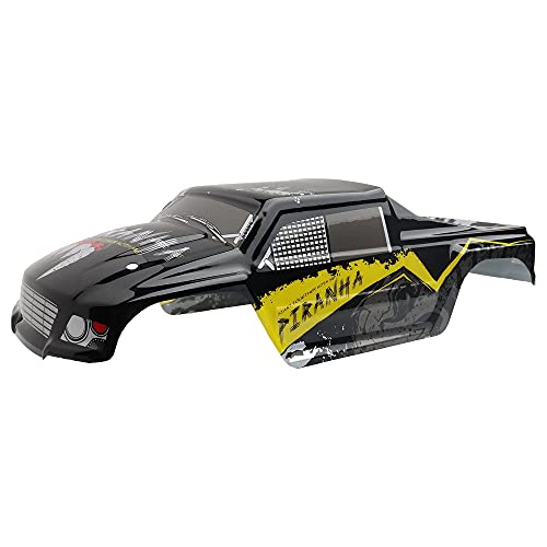 PX9200-02 RC Car Shell Body Cover Accessories Spare Parts for 1:10 9200 9200E 9201E 9205E 9206E Trucks 200E 210E Brushless RC Cars(Yellow)