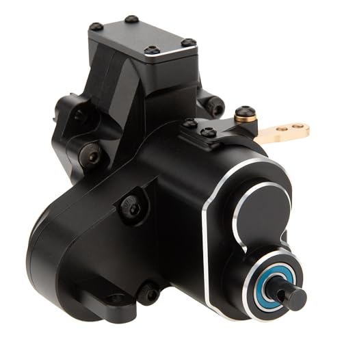MEUS RACING Dual Speed Transmission Overdrive Gearbox for Vanquish Optic H10 1/10 RC Crawler (Black) - color: Black