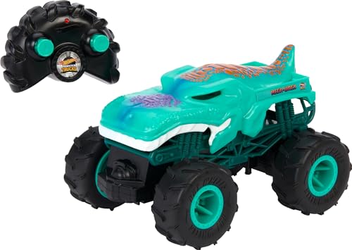 Hot Wheels Monster Trucks Mega-Wrex Battery-Powered RC Truck with All-Terrain Tires - style: Mega-Wrex