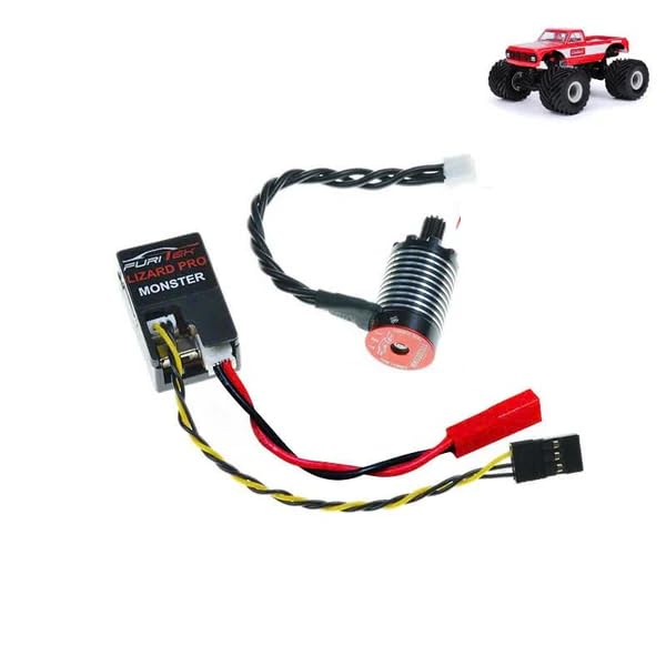 FURITEK Monster BRUSHLESS Power System for REDCAT MT-18 - Remote Control Car, RC Car, RC Monster Truck 1/18 4WD Upgrade Electronics (HELIDIRECT) (Without Receiver (FUR-2613))