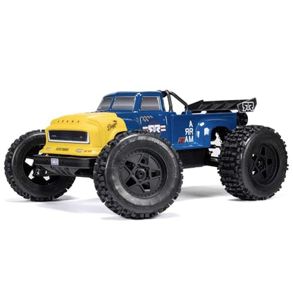 ARRMA RC Truck 1/8 Notorious 4X4 6S BLX BRUSHLESS V6 Stunt Truck RTR (Battery and Charger Not Included), (Blue), ARA8611V6T2 - color: Blue