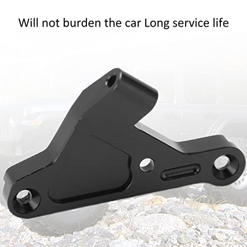 RC Sway Bar Mount Set Aluminum Alloy RC Anti Roll Stabilizer Kit for Axial SCX10 III 1/10 Simulation Climbing Car Lightweight Durable Wear Resistant Upgrade Parts (Black) - color: Black
