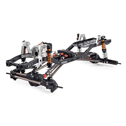Chassis Frame Set Wheelbase 313mm with 2 Speed Transmission Reversed Front Axle for 1/10 RC Crawler Axial SCX10 II 90046 EX86100