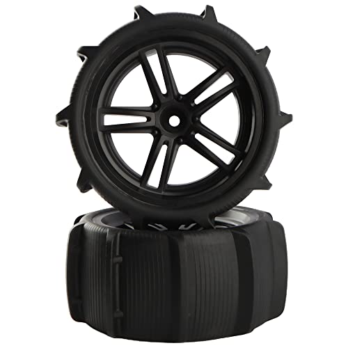1/10 RC Paddle Tires Wheels 12mm Hex Tyer PX9200-29A for High Speed 9125 X07 X08 X17 9155 9156 RC Cars 9201E 9205E 9206E 200E 201E RZ001G-A 104009 YC400 2995 Trucks(2 Pieces) - color: 2pcs, size: 1:10