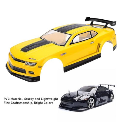 YOUTHINK RC Car Body Shell, 1/10 Scale PVC Model Car Body with Clear Pattern Design for 26cm Wheelbase Remote Control Racing