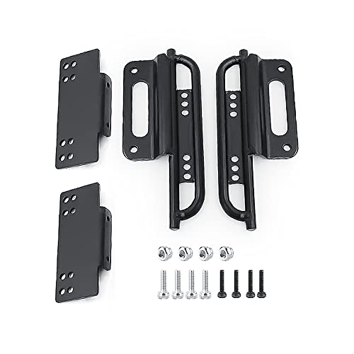Metal Pedal Side Board Rock Sliders Upgrades for All Axial SCX24 Deadbolt JLU C10 CRC Bronco Gladiator 1/24th RC Crawler Car