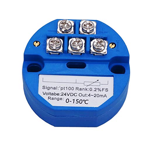TWTADE / 0~150 Celsius RTD PT100 SBW Temperature Sensor Temperature Transmitter Isolated Detector Module 0~150 Degree - 4-20MA - size: -0-150℃