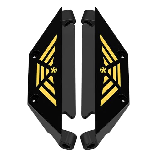 Brass Black Coating Side Plates Pedal Body Bracket for 1/24 RC Crawler Axial AX24 Car DIY Chassis Frame Kit Metal Upgrade Parts