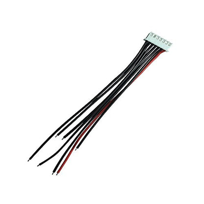 10pcs 6S 7Pins Balance Connector Male Plug Extension Cable JST-XH RC Lipo Connector Adapter with 15CM 22AWG Silicone Cable (6S 7Pins) - size: 6S