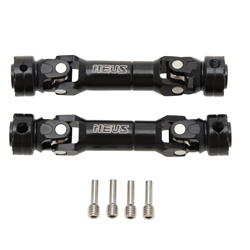 MEUS RACNIG 2pcs SCX10 Driveshafts for 1/10 RC Crawler Axial SCX10/Tamiya CCO1/Redcat Gen8 etc.. (60mm) - color: 60mm