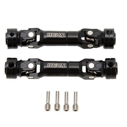 MEUS RACNIG 2pcs SCX10 Driveshafts for 1/10 RC Crawler Axial SCX10/Tamiya CCO1/Redcat Gen8 etc.. (60mm) - color: 60mm