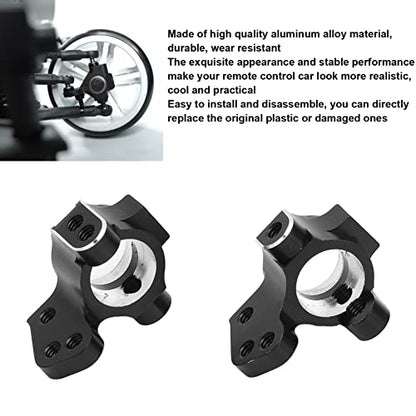 Pilipane 1 Pair Aluminum Alloy Metal Front Steering Cups, Upgrade Parts for 3Racing Sakura D5 1/10 RC Car