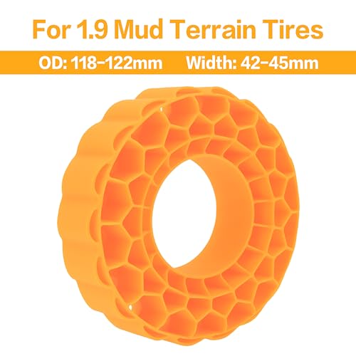 MEUS RACING Soft Silicone Rubber Inserts for 118-122mm 1.9" Tires (Soft) - color: Soft