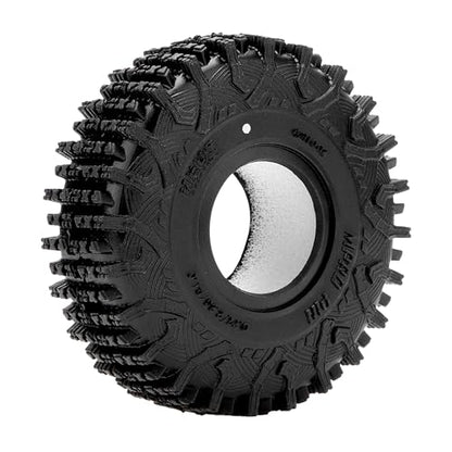 MEUS RACING 1.0 Tires - MS6 MPRO Pin Tires for TRX4M SCX24 FCX24 AX24 1/24 1/18 RC Crawler, 0.79/2.36/R1.0, #M1002 - size: M1002