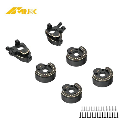 Brass Steering Blocks Hub C Carrier Portal Knuckle Rear Cover for 1/10 Vanquish VS4-10 Phoenix F10 RC Car Crawler Series Upgrades Part