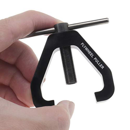 SING F LTD Black Nitro Gas Engine Flywheel Remover Puller Tool Rc Car Utility Wrench Tools for Rc 1/10 Vehicles Buggy Remote Control Toys