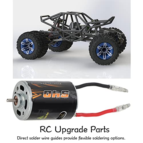 Topyond Electrical Motor Controls, 540 Brushed RC | 540 Brushed RC Motor, High Torsion Electric Brushed Mo tor for ZD Racing 7561 1/10 RC Crawler