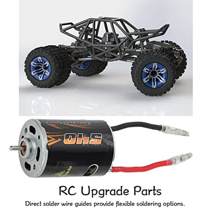 Topyond Electrical Motor Controls, 540 Brushed RC | 540 Brushed RC Motor, High Torsion Electric Brushed Mo tor for ZD Racing 7561 1/10 RC Crawler