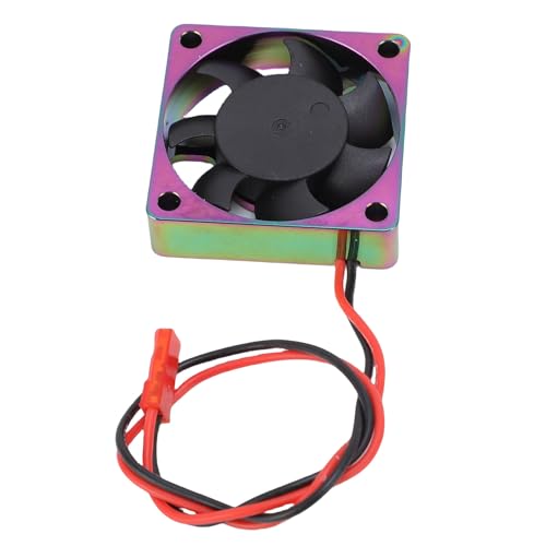 Drfeify RC Motor Cooling Fan, 14000RPM High Speed Aluminum Alloy Quiet Heatsink Fan for RC Car Model