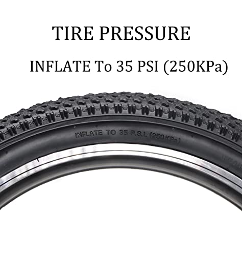 Hycline Mountain Bike Tire: 20/24/26/27.5-inch Folding Replacement High-Performance Wear-Resistant Bicycle Tires for MTB Off-Road Bike - size: 20x2.125 30TPI, style: Qty 1 Tire