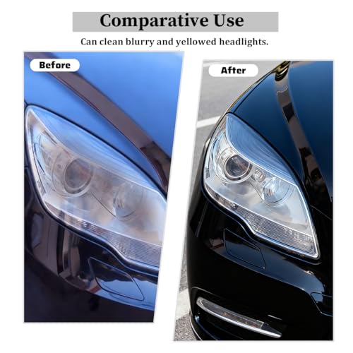 Car Headlight Restoration Kit, 21PCS 3 Inch Vehicle Headlights Lens Polishing Sanding Discs with Buffering Pad, Auto Hook and Loop Sanding Pads, Universal for Automobile RV Truck