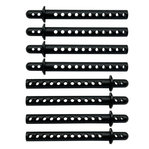 8packs 68mm Plastic Body Post RC Car Shell Holder Mounts Compatible with 1/10 4WD Remote Control Car Off-Road Buggy Truck