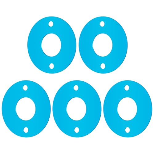 Aluminum Blue Anodized Washers Motor Spacer Motor Mount Washer Plate Motor Mount Washers Shims Compatible with Tamiya TT01/TT02/M07/M08/TA02 1/10 RC Car Motor Protection Gasket