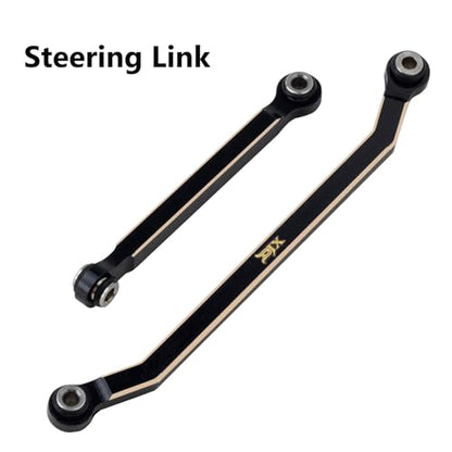 DJX CNC Brass High Clearance 4-Link w/Steering Link Set for 1/18 RC Crawler Redcat Ascent-18(Brass)