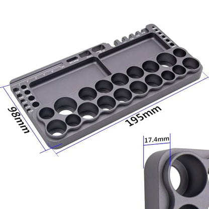 ShareGoo Alumium RC Car Tools Storage Rack Screwdriver Holder Organizers Stand Holder for RC Car Truck Quadcopters