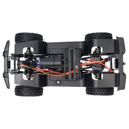 150mm TRX4M Wheelbase Assembled Frame Chassis Front Rear Axles Gearbox for 1/18 RC Crawler Bronco Defender Upgrade Part