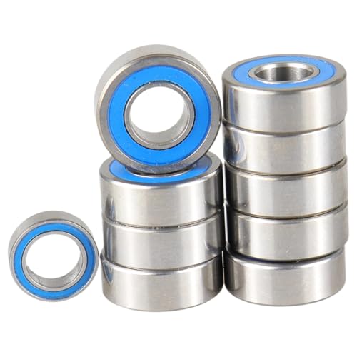 RC Bearing Kit, Suitable for Tamiya, Grasshopper, Hornet, Lunchbox, Includes 9PCS MR115-2RS 5x11x4mm, 1PC MR85-2RS 5x8x2.5mm
