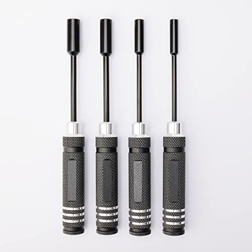 4PCS RC Repair Tools Nut Drivers Hex Screwdriver Set | 4.0mm, 5.5mm, 7.0mm, 8.0mm, For RC Models Car Boat Airplane