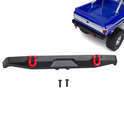 RCHUBAM Rear Bumper with Trailer Hitch Hooks for 1/18 TRX4M K10 | Aluminum Alloy RC Upgrade Parts - style: Rear Bumper