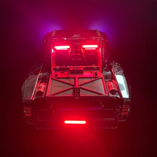 MORLORDY 1/7 RC Car LED Light Kit - Headlight Taillights Rear Top Light Lamp Set for ARR-ma 1/7 Mojave 6S EXB BLX RC Desert Truck