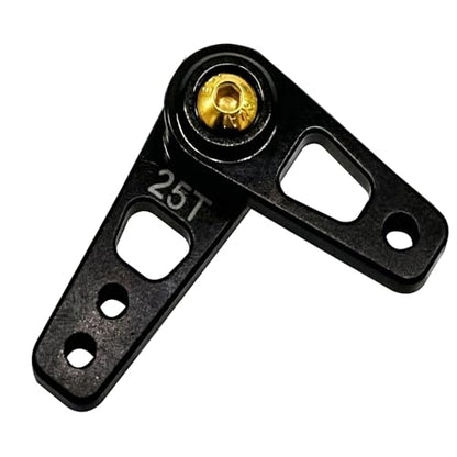 RC Metal 25T Adjustable Steering Servo Horn Arm Compatible with Axial SCX10 90046 Recat HSP Traxxas TRX-4 1/10 RC Crawler Car Airplane Boat