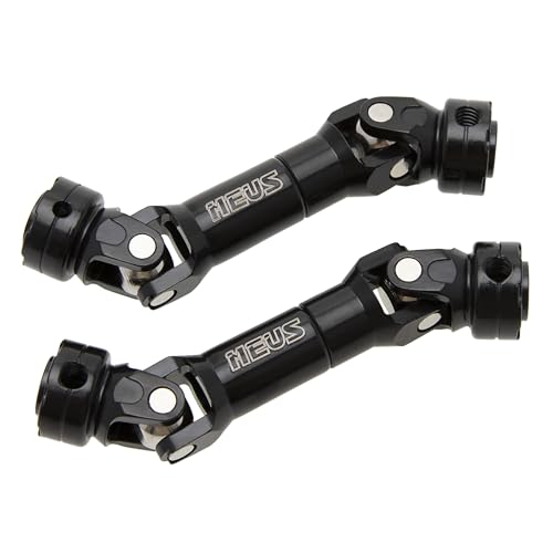 MEUS RACNIG 2pcs SCX10 Driveshafts for 1/10 RC Crawler Axial SCX10/Tamiya CCO1/Redcat Gen8 etc.. (60mm) - color: 60mm