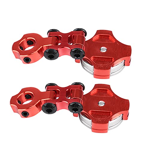 Magnetic Vehicle Body Post Mount 2Pcs for RC Car Accessories (Red) - color: Red