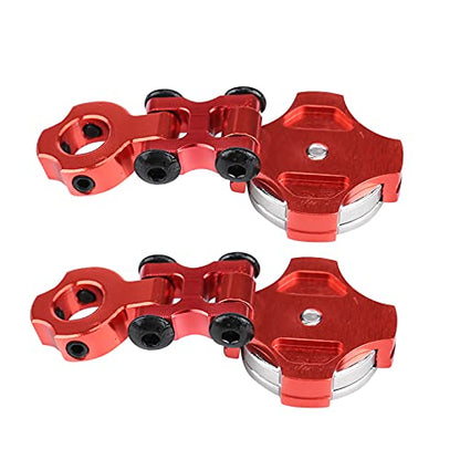Magnetic Vehicle Body Post Mount 2Pcs for RC Car Accessories (Red) - color: Red