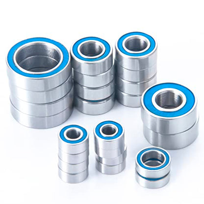24Pcs Sealed Steel Complete Bearing for Team Associated RC10 B6.1 | 1/10 RC Crawler Car