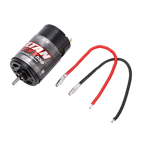 Alomejor 550 Brushed Motor with 320A ESC Set Car Copper Windings Strong Magnet, Bidirectional Bearings for RC Rock Crawler (21T) - size: 21T